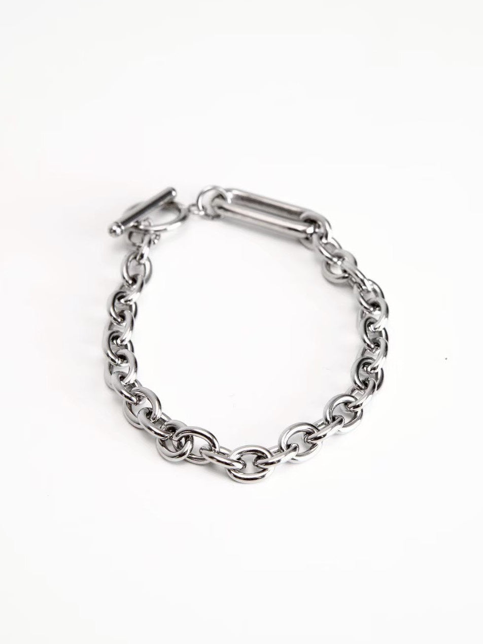 受注制【Chikashitsu +】clip hook chain bracelet