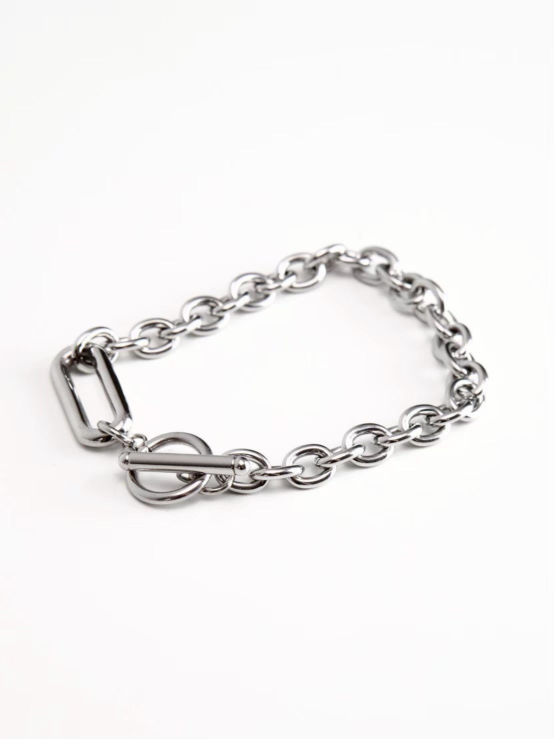 受注制【Chikashitsu +】clip hook chain bracelet