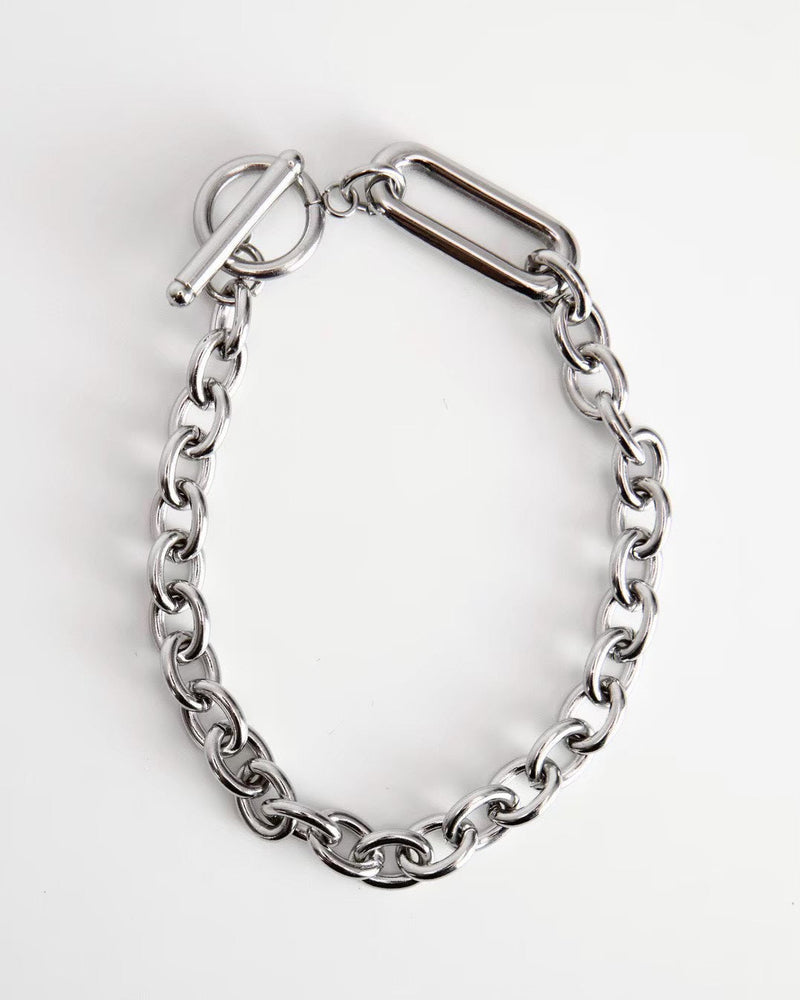 受注制【Chikashitsu +】clip hook chain bracelet