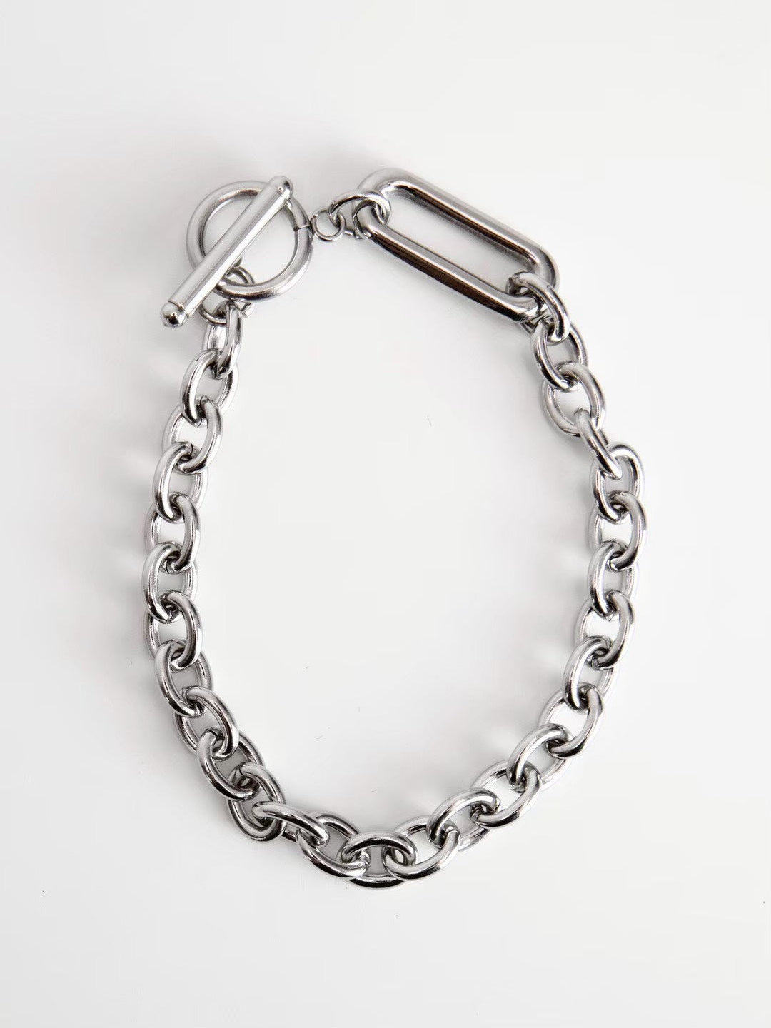 受注制【Chikashitsu +】clip hook chain bracelet