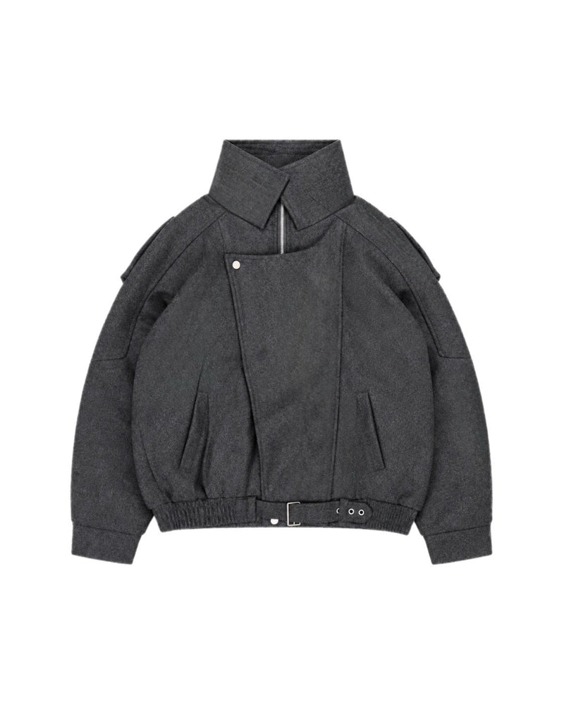 受注制【Chikashitsu +】double collar bomber blouson (2color)