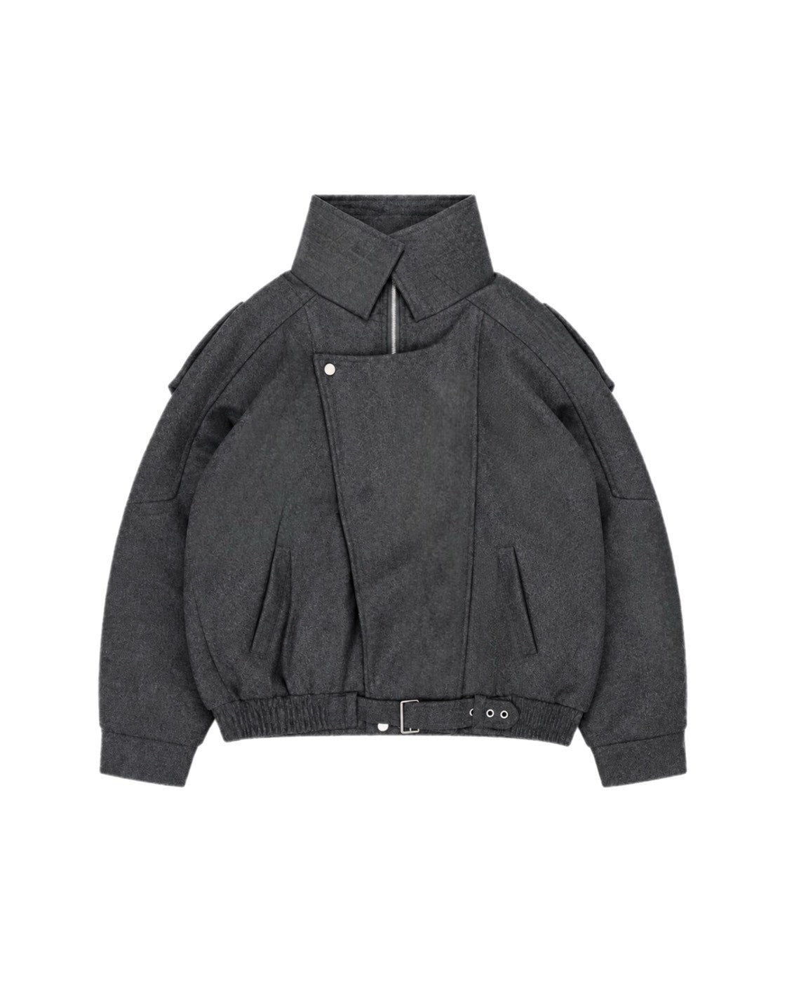 受注制【Chikashitsu +】double collar bomber blouson (2color)