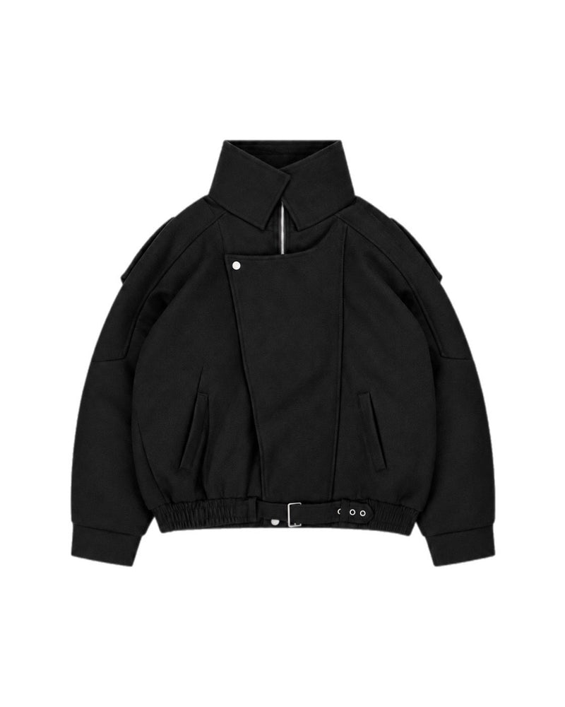 受注制【Chikashitsu +】double collar bomber blouson (2color)