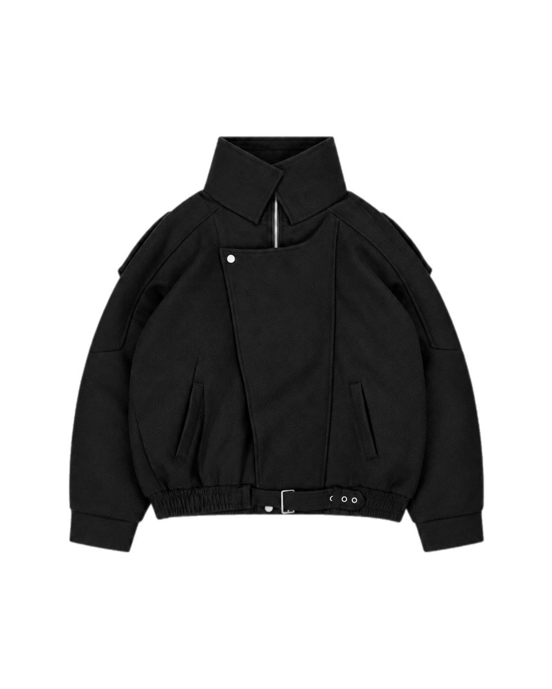受注制【Chikashitsu +】double collar bomber blouson (2color)