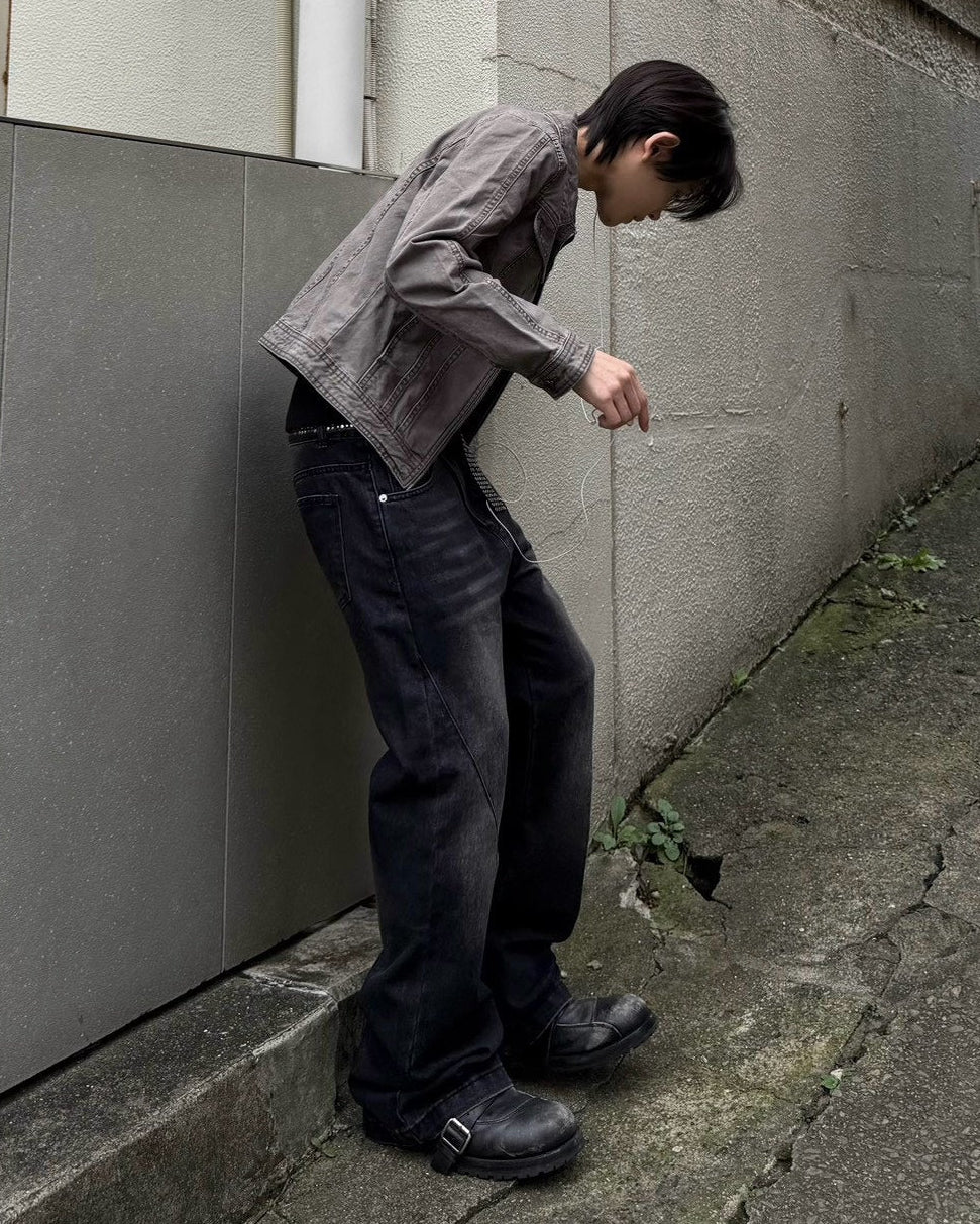 国際配送【Chikashitsu +】work taste light jacket