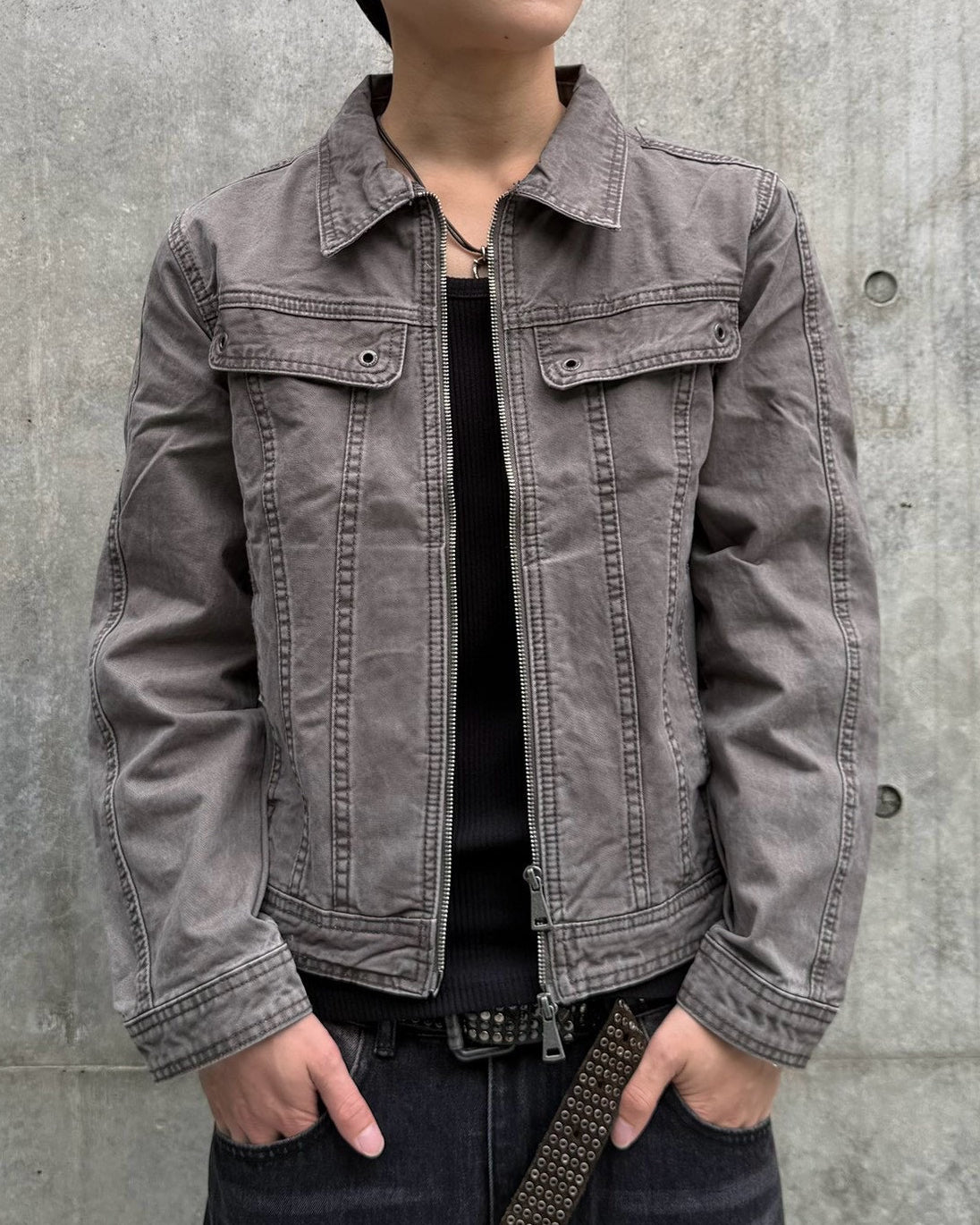 国際配送【Chikashitsu +】work taste light jacket