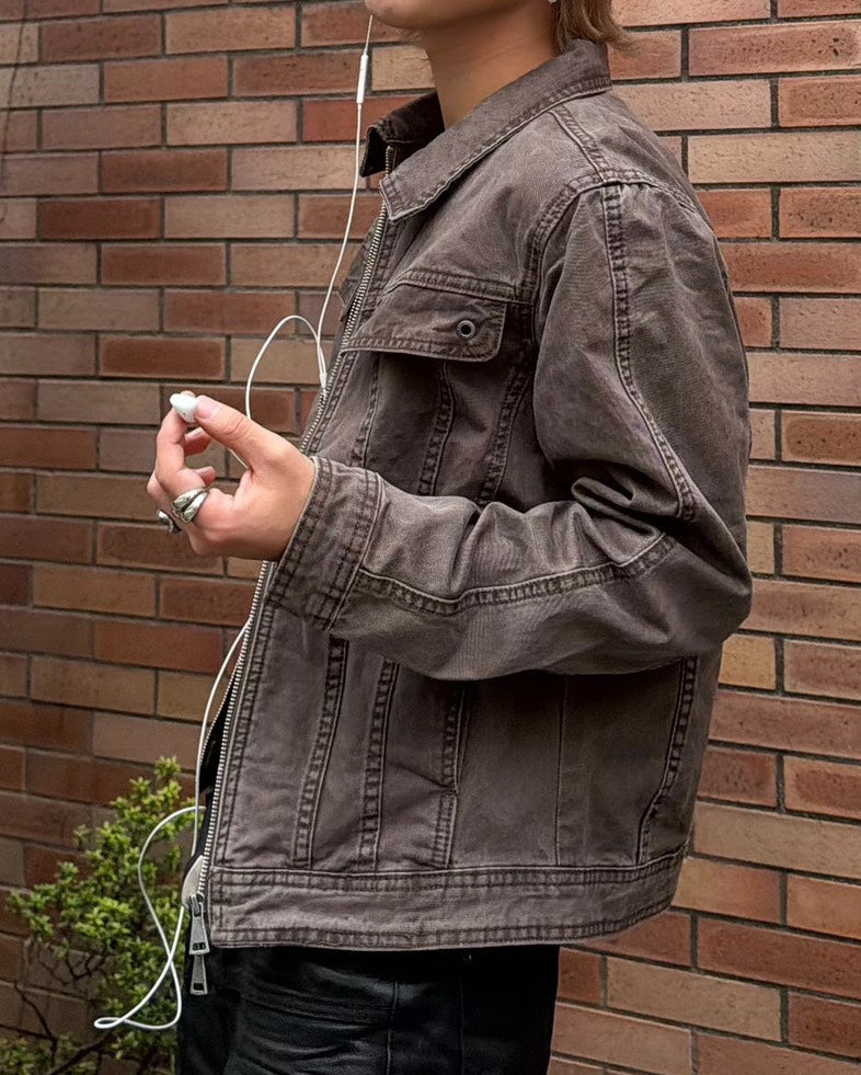 国際配送【Chikashitsu +】work taste light jacket