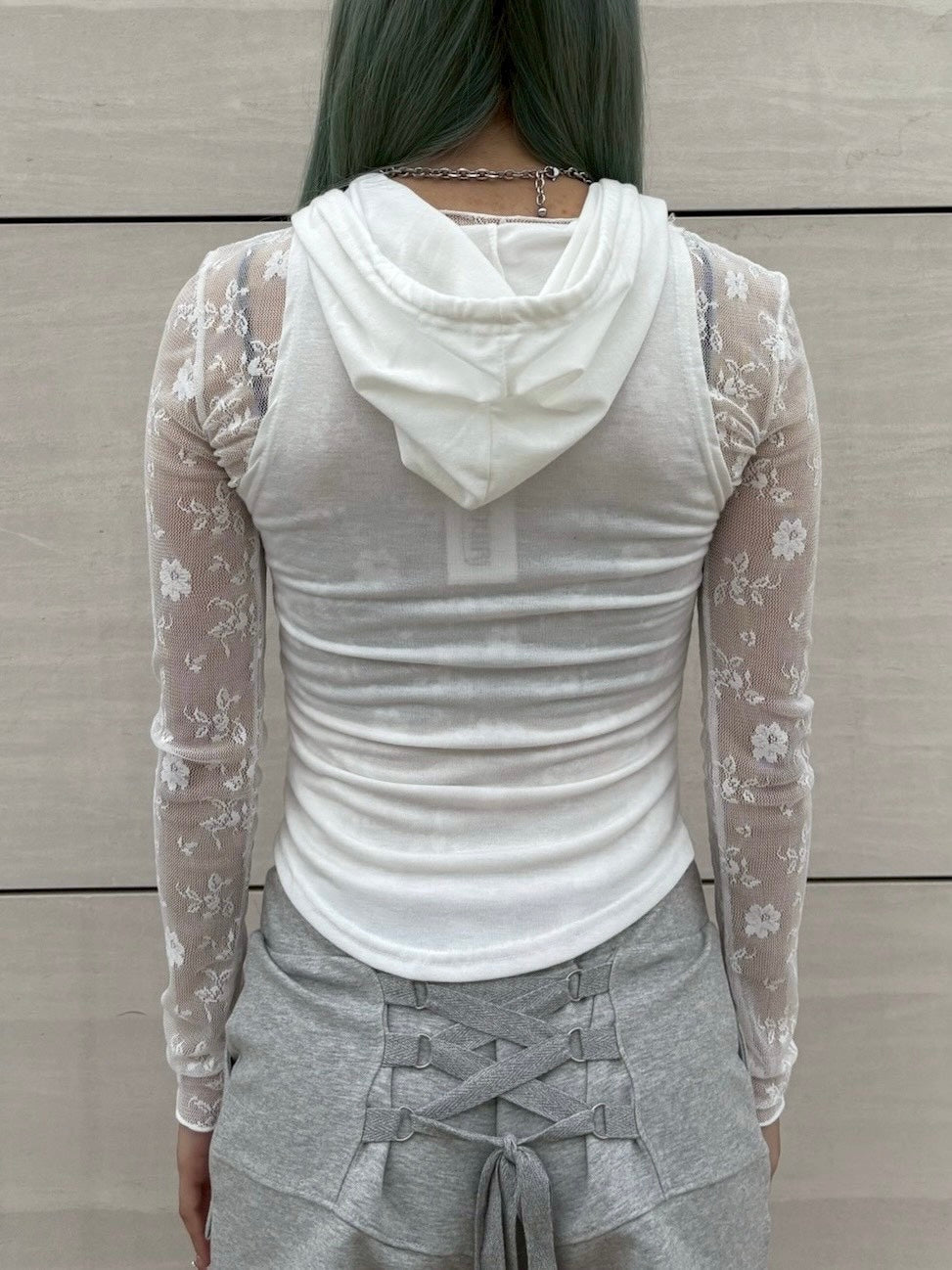 受注制【nmtc +】hooded sleeveless top 2 / 【エヌエムティーシープラス】フードタンクトップ (4color)