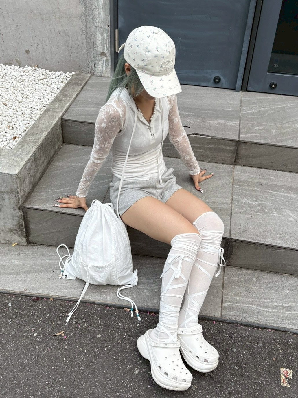 受注制【nmtc +】hooded sleeveless top 2 / 【エヌエムティーシープラス】フードタンクトップ (4color)