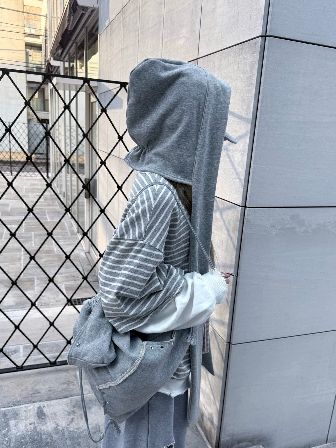 【nmtc+】sweat hood balaclava (2color)