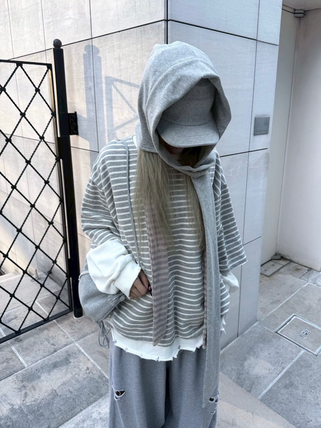 【nmtc+】sweat hood balaclava (2color)