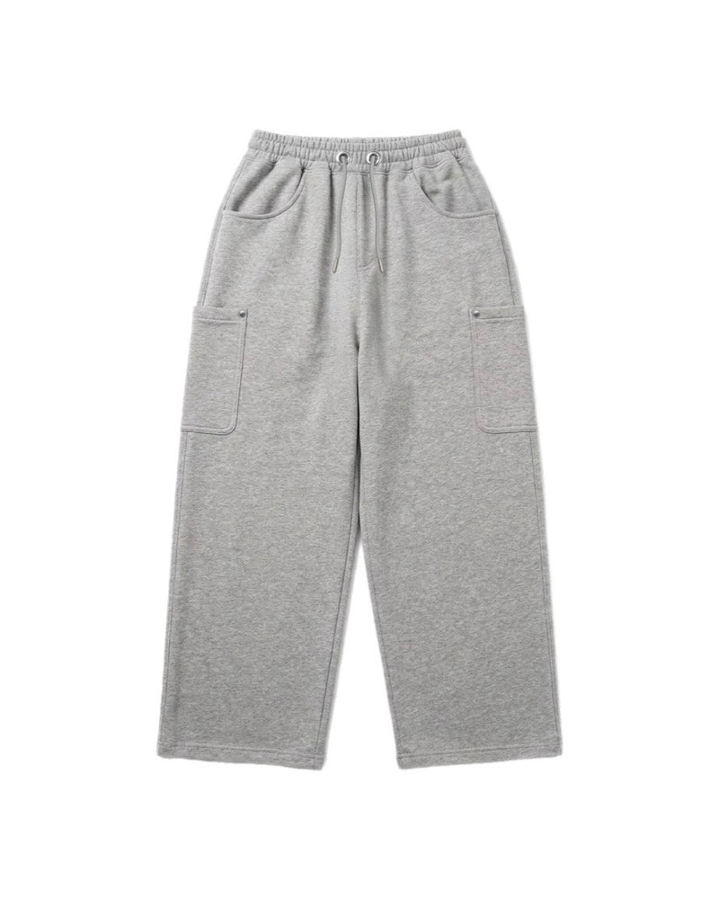 受注制【Chikashitsu +】rivet cargo sweat pants (2color)