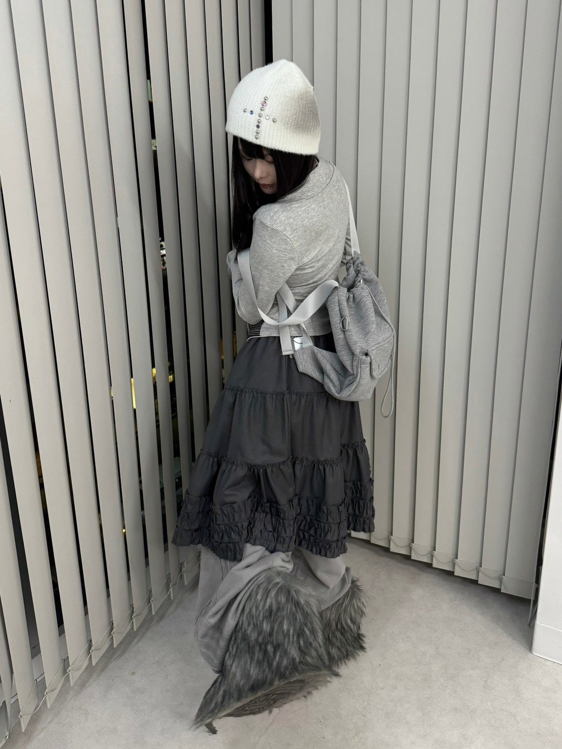 3/12 20:00発売 名古屋店WEB限定 受注制【nmtc +】bolero tight dot tops / 【エヌエムティーシープラス】ボレロタイトドットトップス (2color)