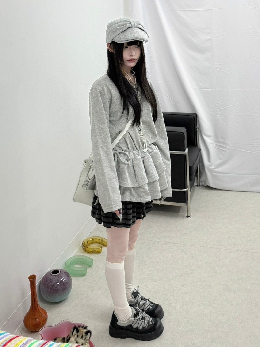 3/12 20:00発売 名古屋店WEB限定 受注制【nmtc +】cancan mini one-piece / 【エヌエムティーシープラス】カンカンミニスカート (3color)