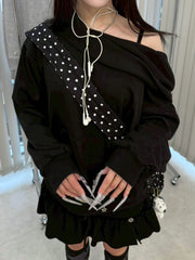 3/12 20:00発売 名古屋店WEB限定 受注制【nmtc +】2way hood off-shoulder sweat shirts / 【エヌエムティーシープラス】ツーウェイフードオフショルダースウェットパンツ (3color)