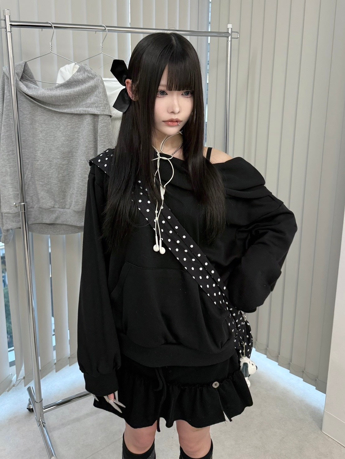 3/12 20:00発売 名古屋店WEB限定 受注制【nmtc +】border culotte skirt / 【エヌエムティーシープラス】ボーダーキュロットスカート (2color)