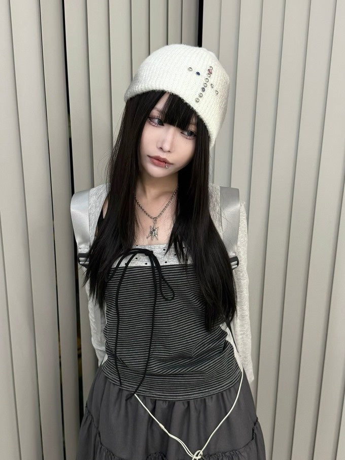 3/12 20:00発売 名古屋店WEB限定 受注制【nmtc +】bolero tight dot tops / 【エヌエムティーシープラス】ボレロタイトドットトップス (2color)