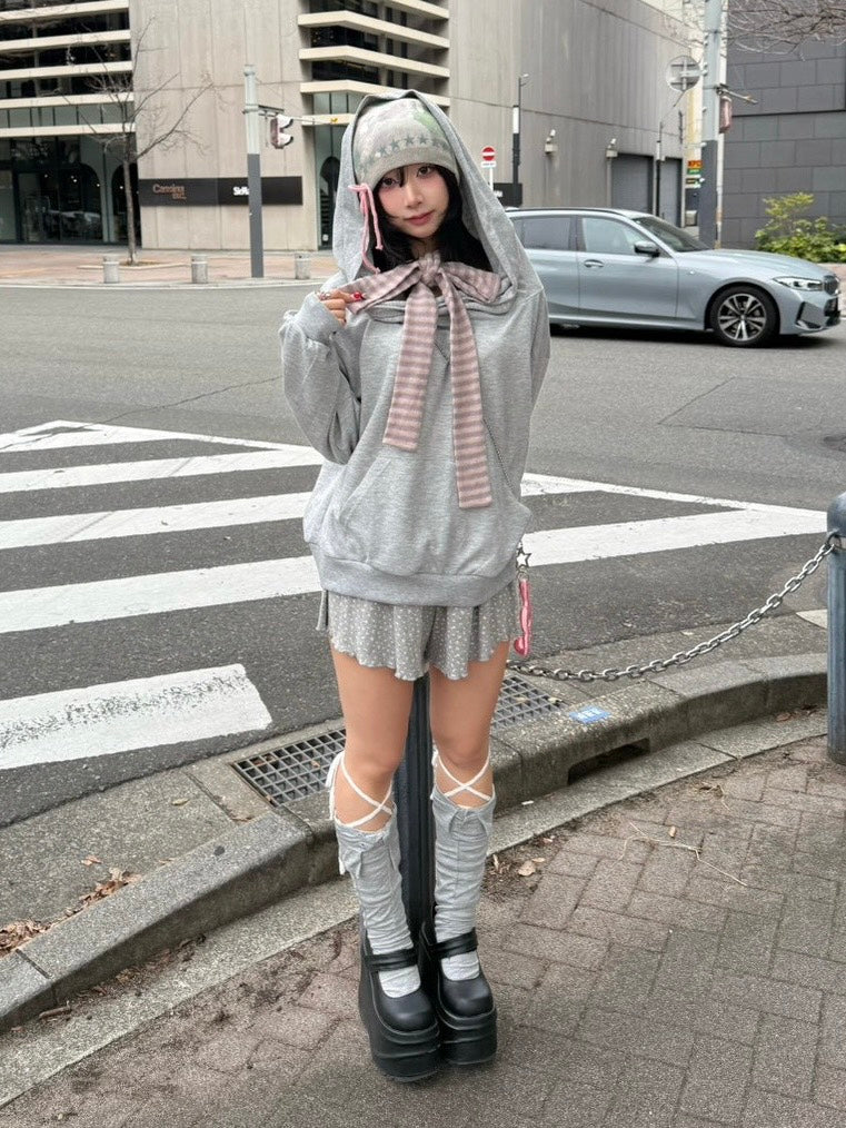 3/12 20:00発売 名古屋店WEB限定 受注制【nmtc +】2way hood off-shoulder sweat shirts / 【エヌエムティーシープラス】ツーウェイフードオフショルダースウェットパンツ (3color)