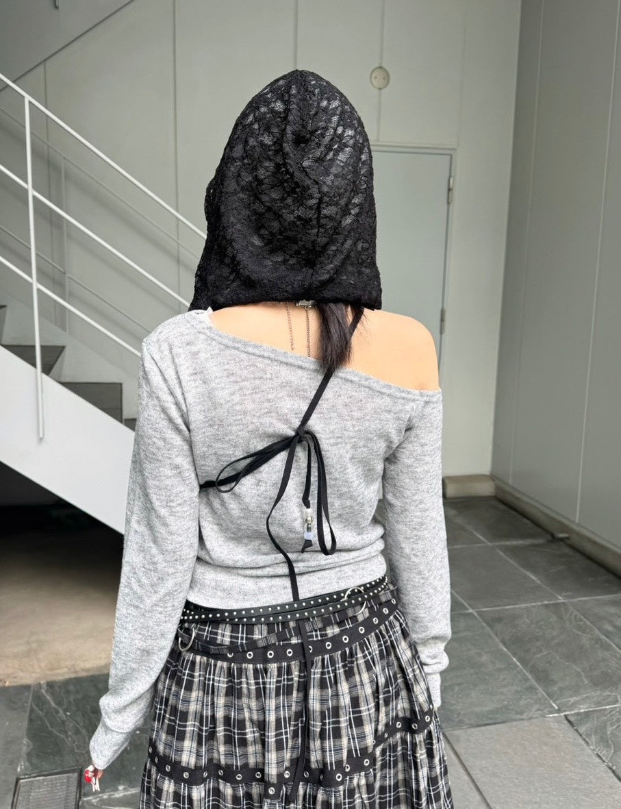 3/12 20:00発売 名古屋店WEB限定 受注制【nmtc +】one shoulder hoodie / 【エヌエムティーシープラス】ワンショルダーフーディー (2color)