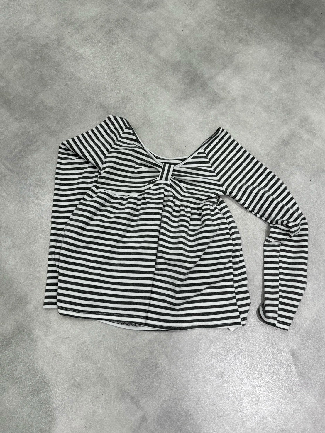 名古屋店WEB限定受注制【nmtc+】off-shoulder ribbon border tops (2color)