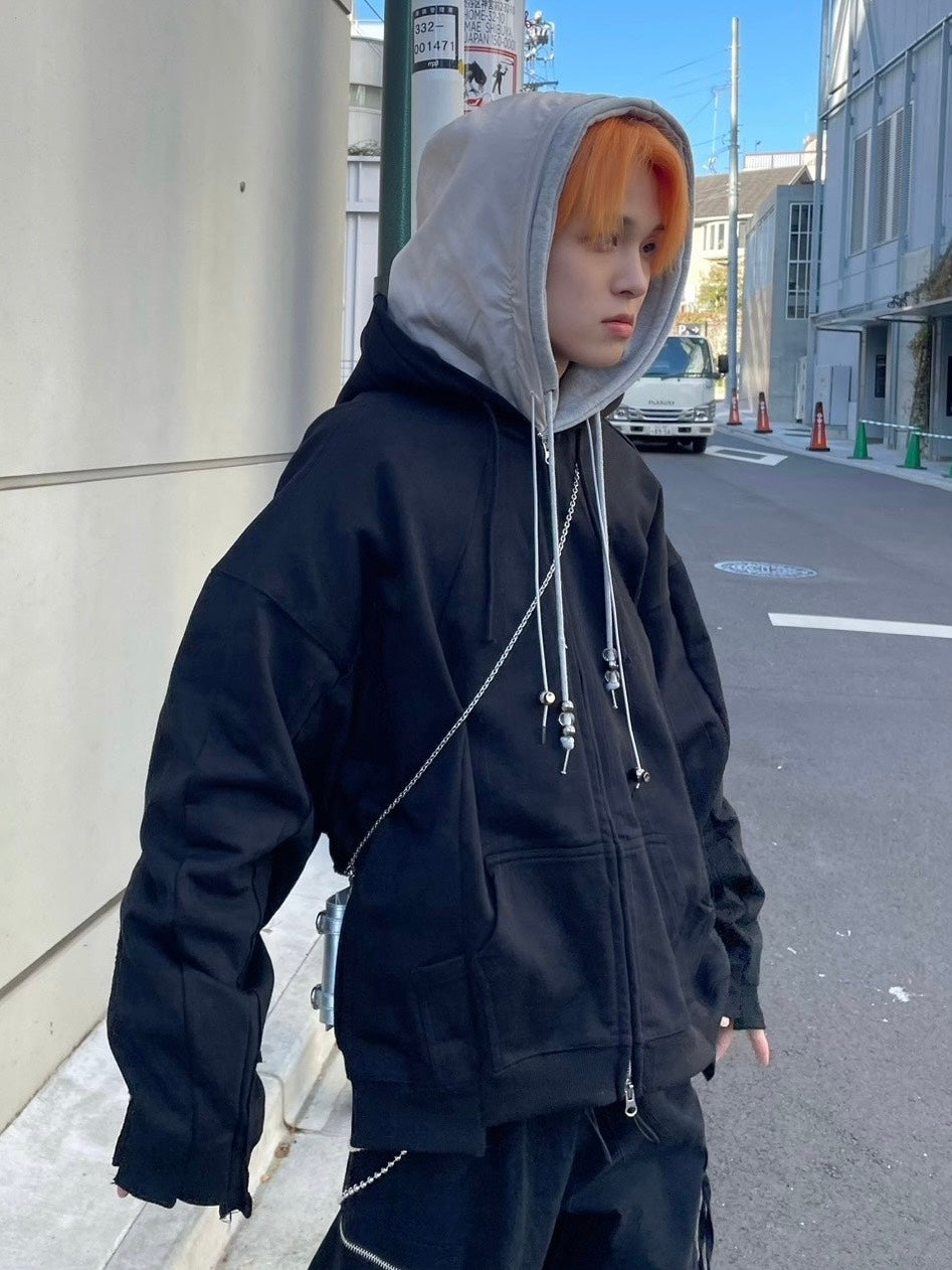 受注制【nmtc+】remake zip up hoodie 1 (2color)