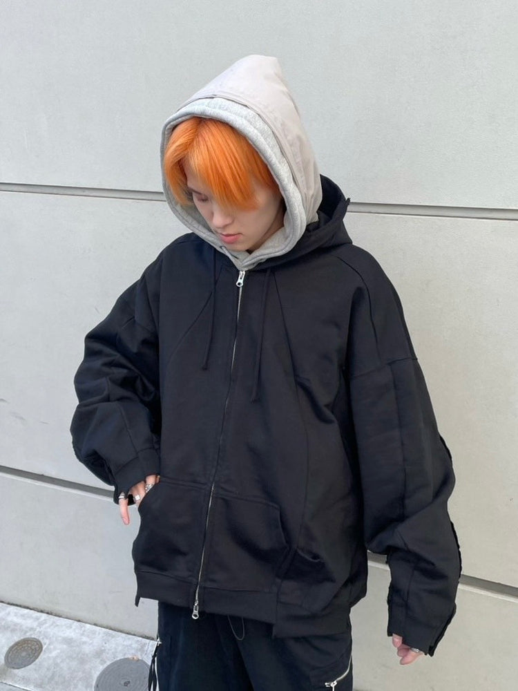 受注制【nmtc+】remake zip up hoodie 1 (2color)