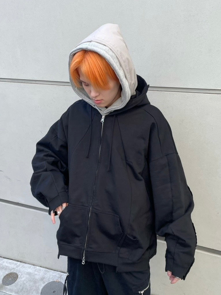 受注制【nmtc+】remake zip up hoodie 1 (2color)