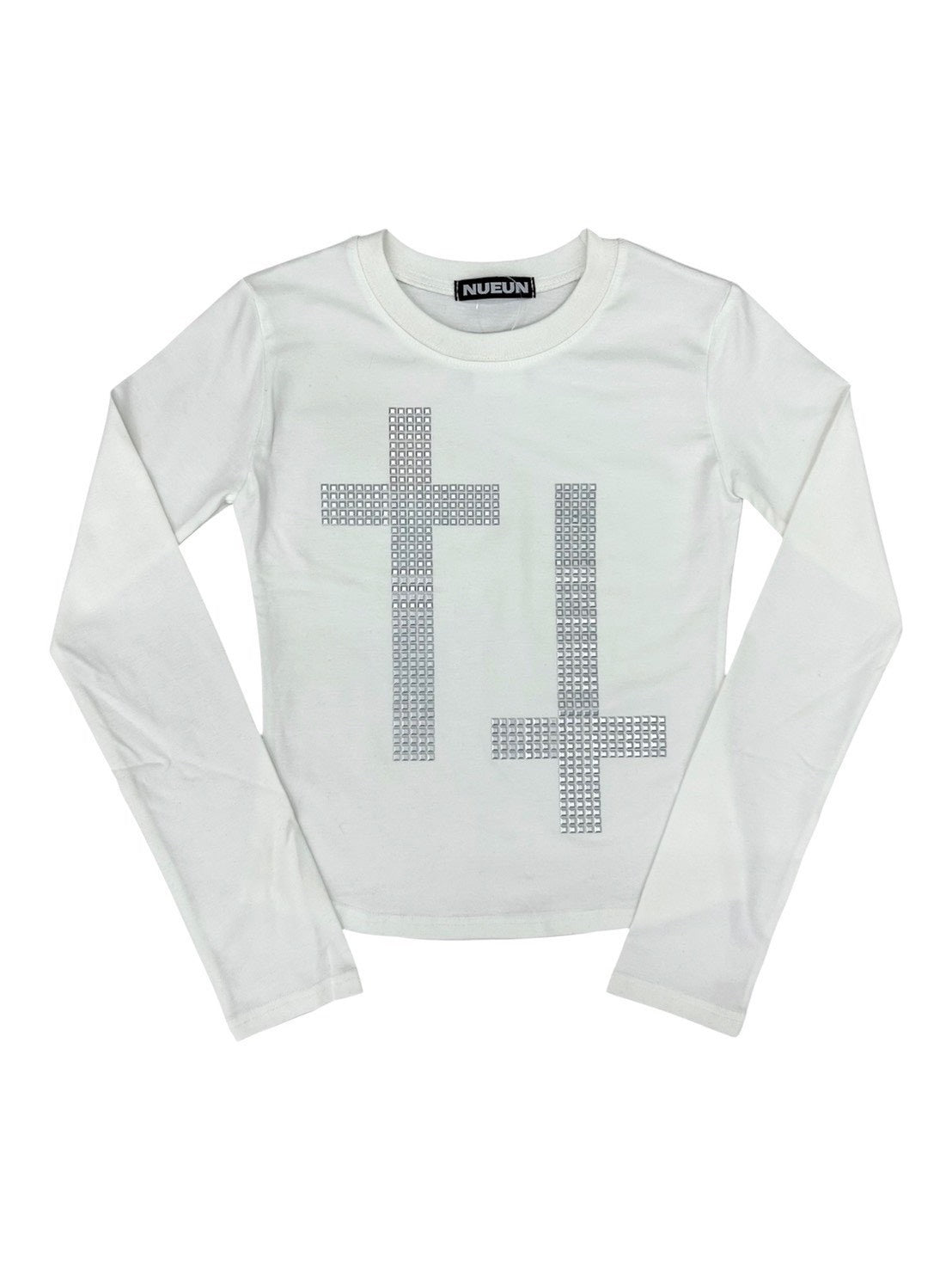 受注制【nmtc+】cross studs long sleeve (2color)