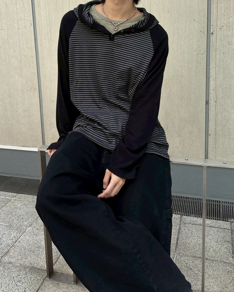 【nmtc+】border raglan long sleeve