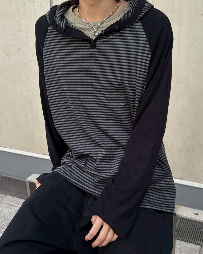 【nmtc+】border raglan long sleeve