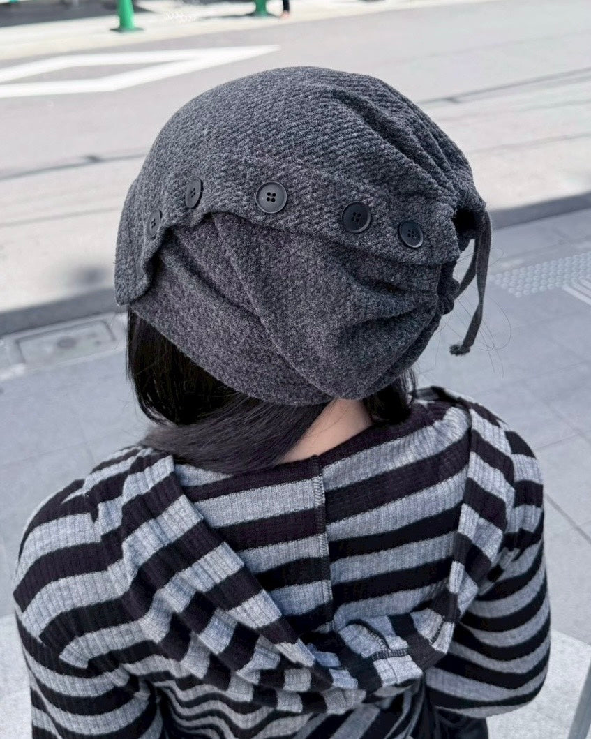 受注制【nmtc+】button neck warmer cap