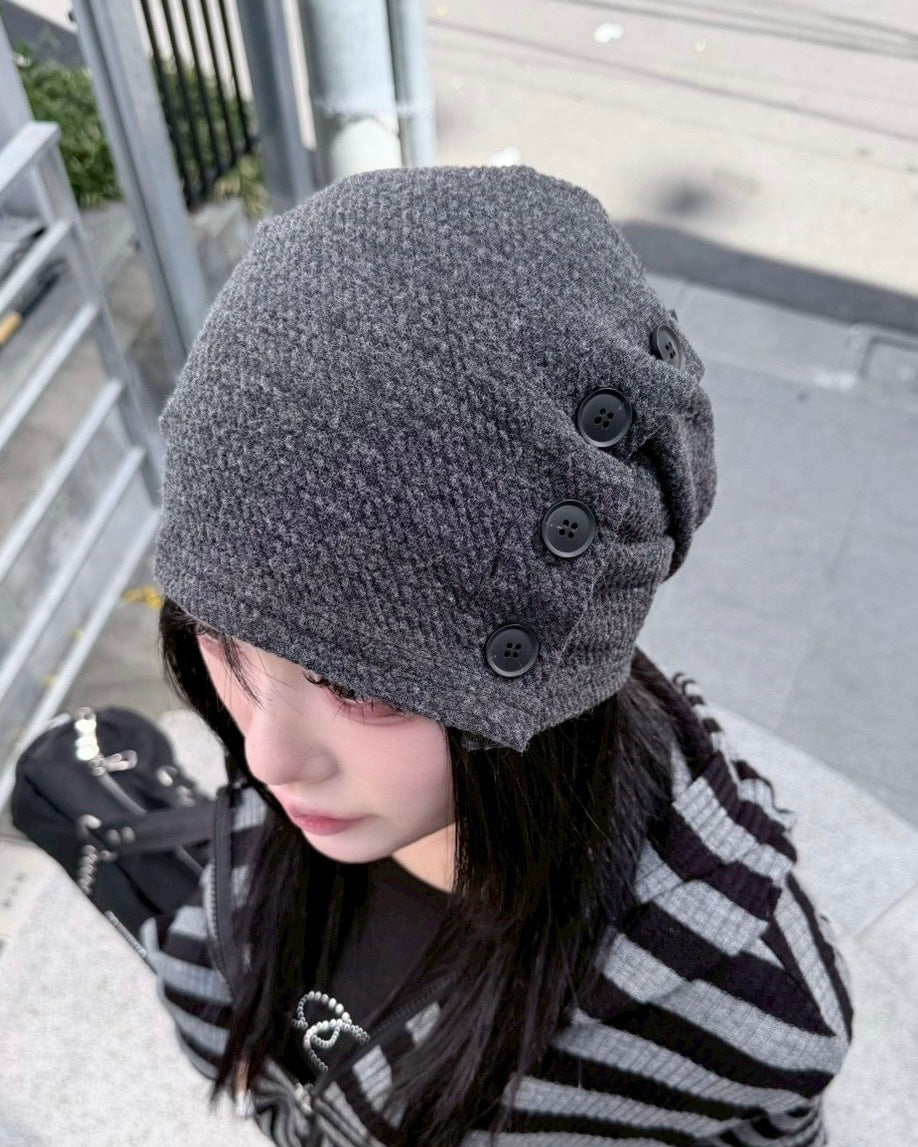 受注制【nmtc+】button neck warmer cap