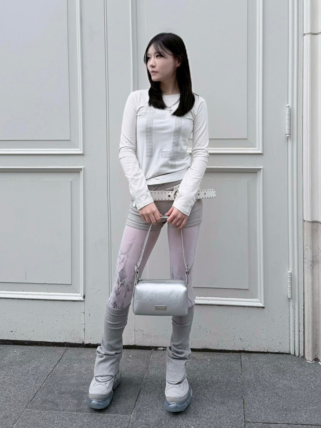 受注制【nmtc+】cross studs long sleeve (2color)