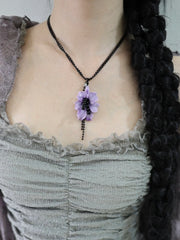 【MIAE】Tropical flower necklace