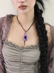 【MIAE】Tropical flower necklace