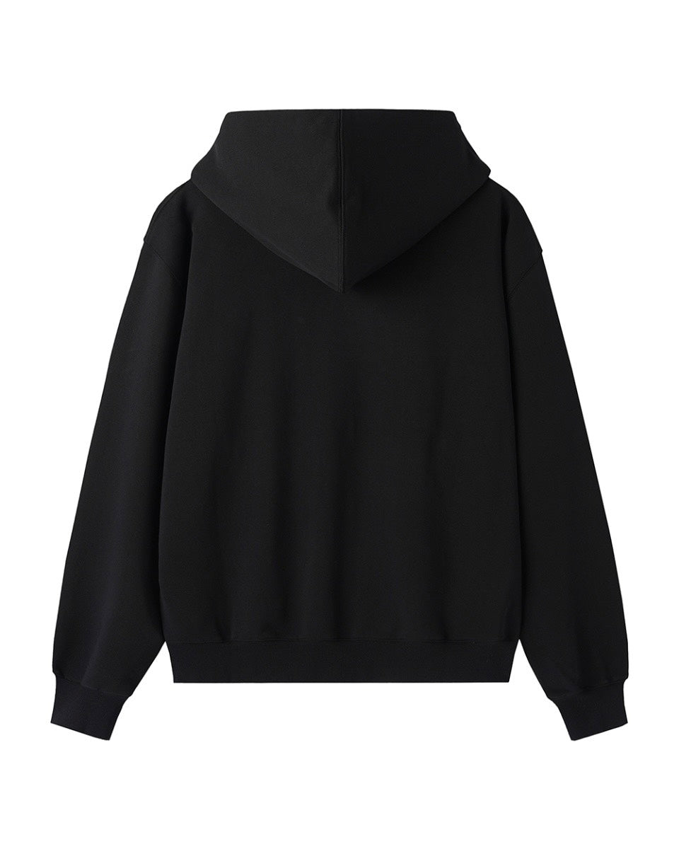 【OY】RIVET HENLEY HOODIE