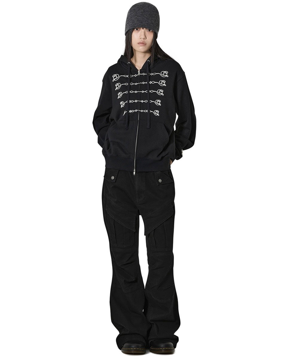 【OY】FROGGING HOODIE ZIP