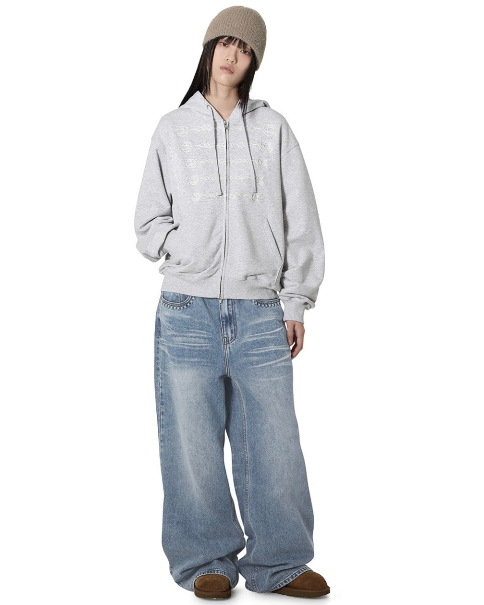 【OY】FROGGING HOODIE ZIP