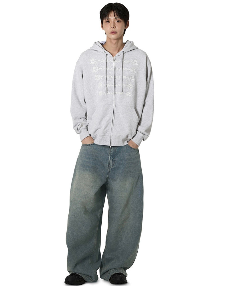 【OY】FROGGING HOODIE ZIP