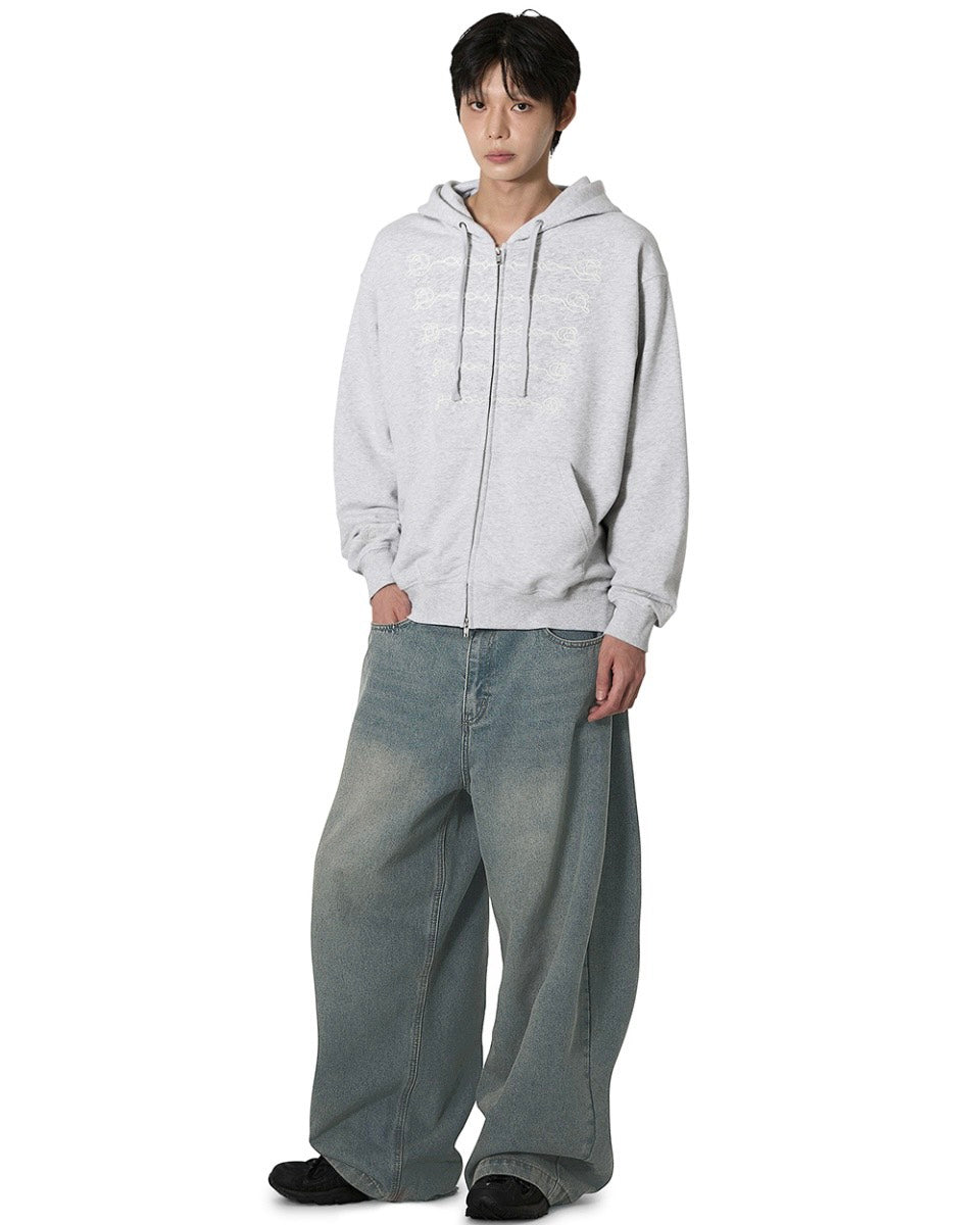 【OY】FROGGING HOODIE ZIP