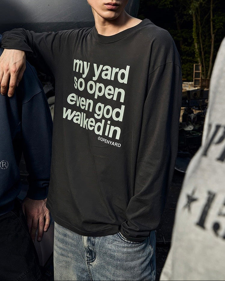 【OY】MY YARD L/S TEE