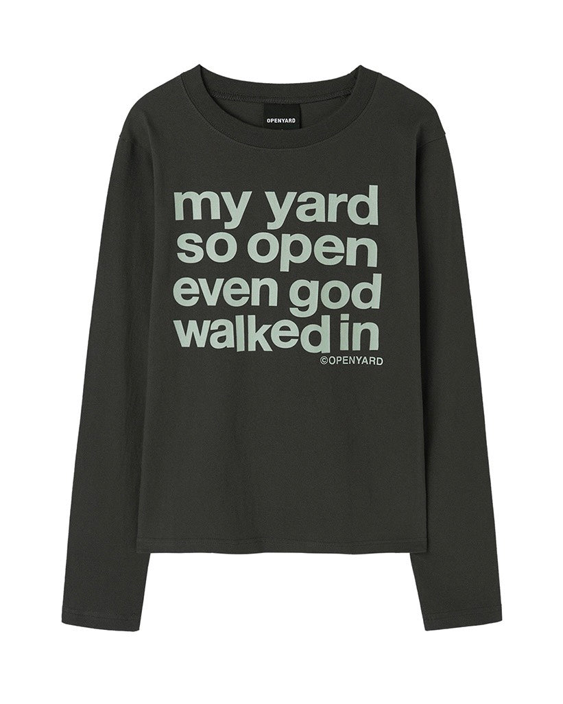 【OY】MY YARD L/S TEE