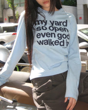 【OY】MY YARD L/S TEE