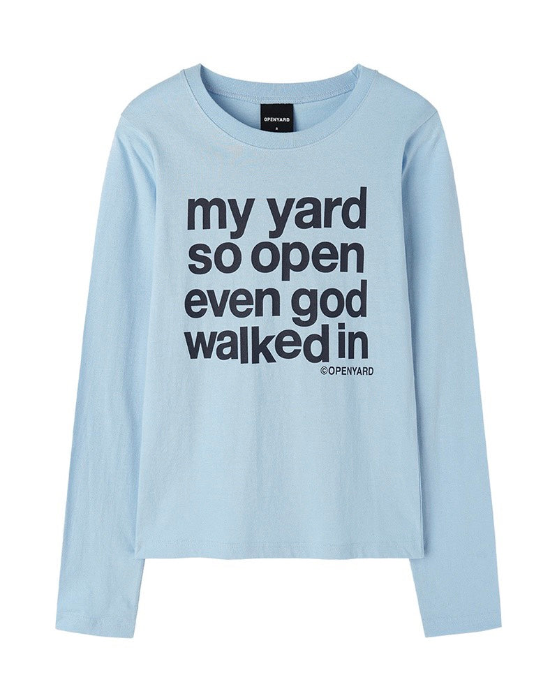 【OY】MY YARD L/S TEE