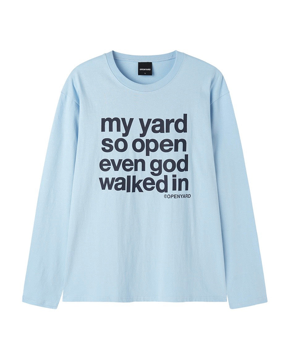 【OY】MY YARD L/S TEE