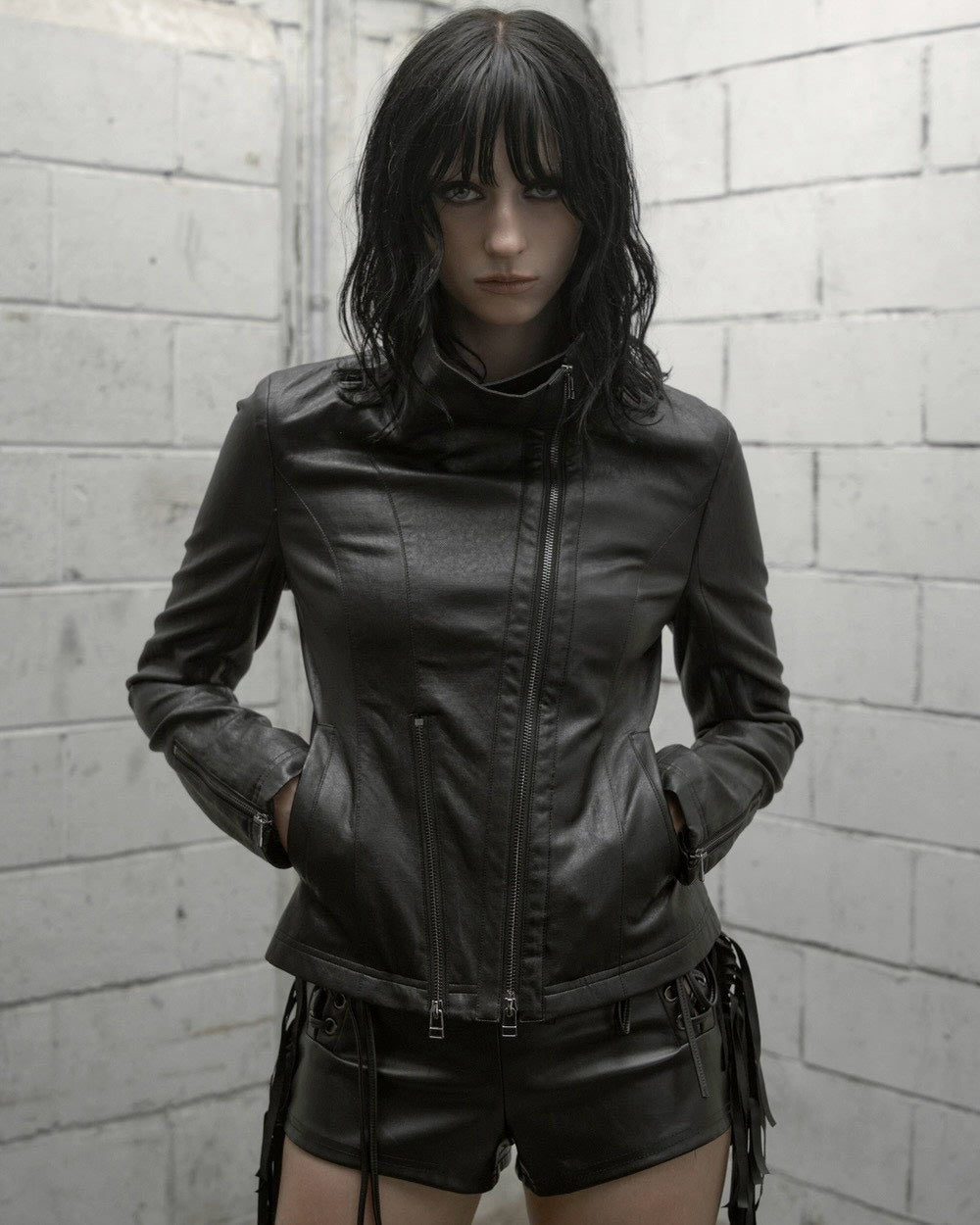 【ROCK CAKE】Contour Leather Jacket