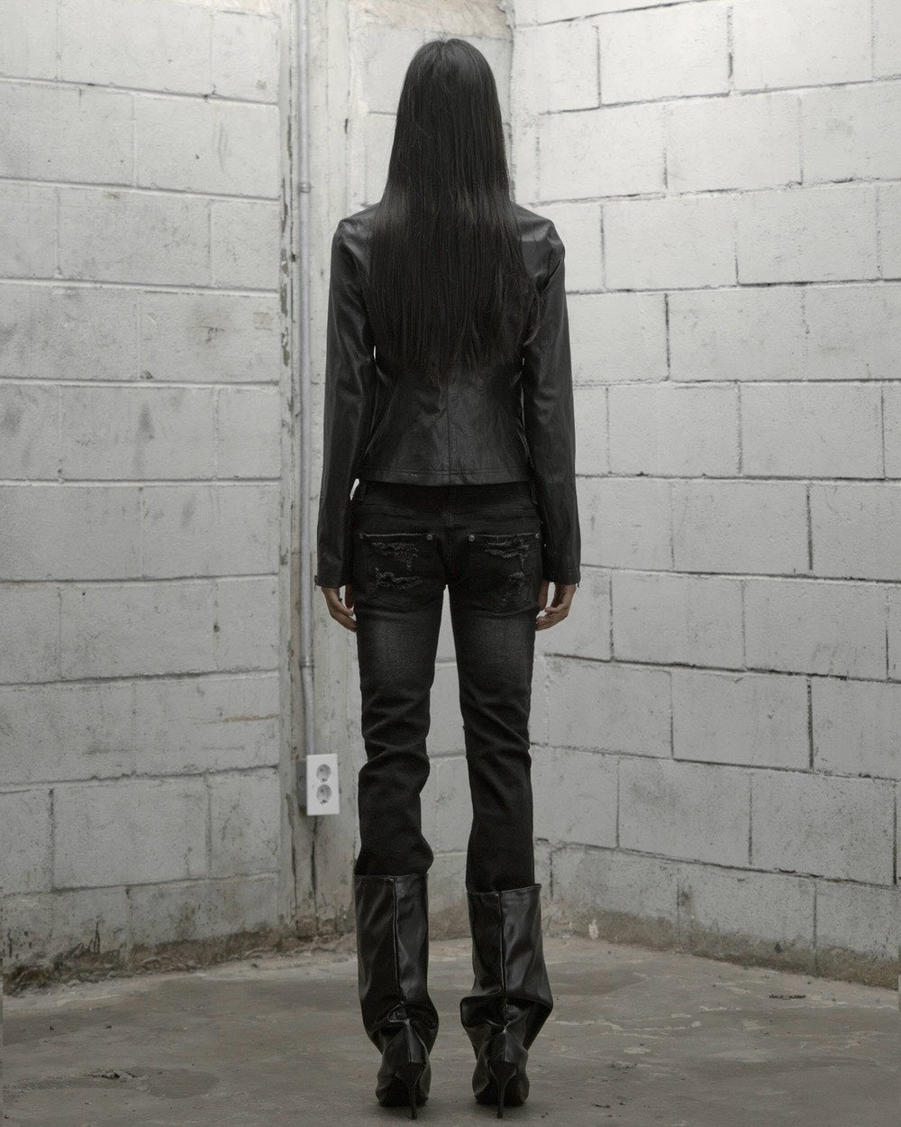 【ROCK CAKE】Contour Leather Jacket