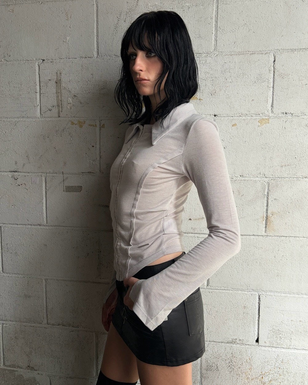 【ROCK CAKE】Hook Collar Shirt
