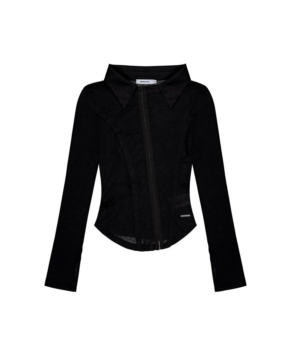【ROCK CAKE】Hook Collar Shirt