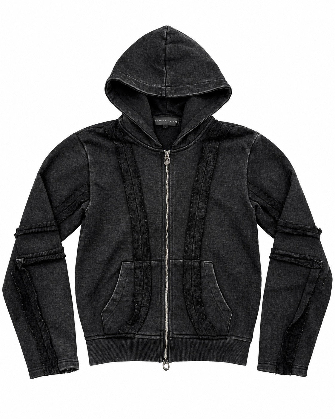 【DIG YOUR OWN GRAVE】FADED SEAM ZIP HOODIE